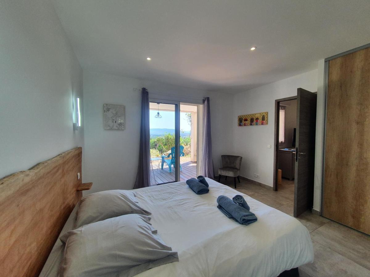 Tres Belle Residence Vue Mer Et Piscine Chauffee - Baccalocation 포르토베쉬오 외부 사진