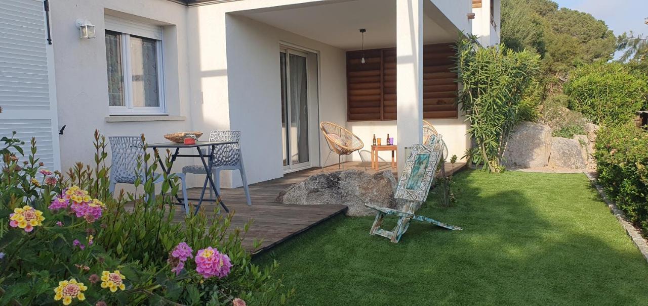 Tres Belle Residence Vue Mer Et Piscine Chauffee - Baccalocation 포르토베쉬오 외부 사진